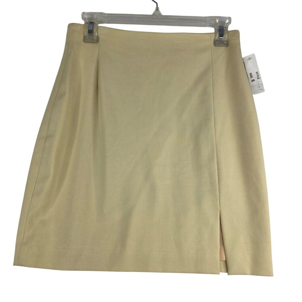 Vintage Epic New York Tailored Mini Skirt Size 6 Deadstock USA Minimalist New